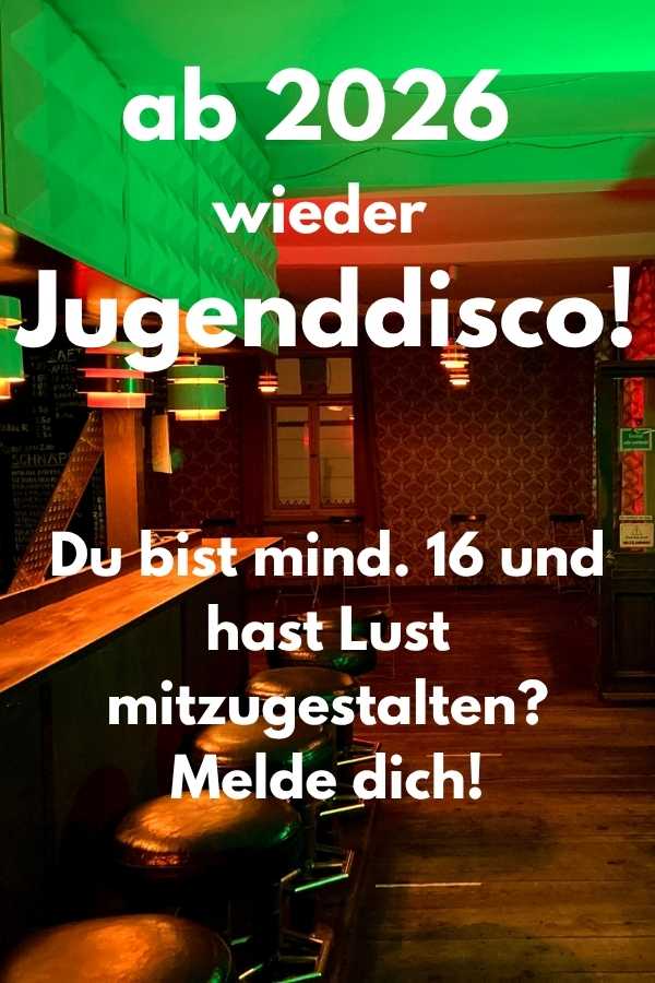 Jugenddisco – Kooperation mit dem Ostpol Dresden